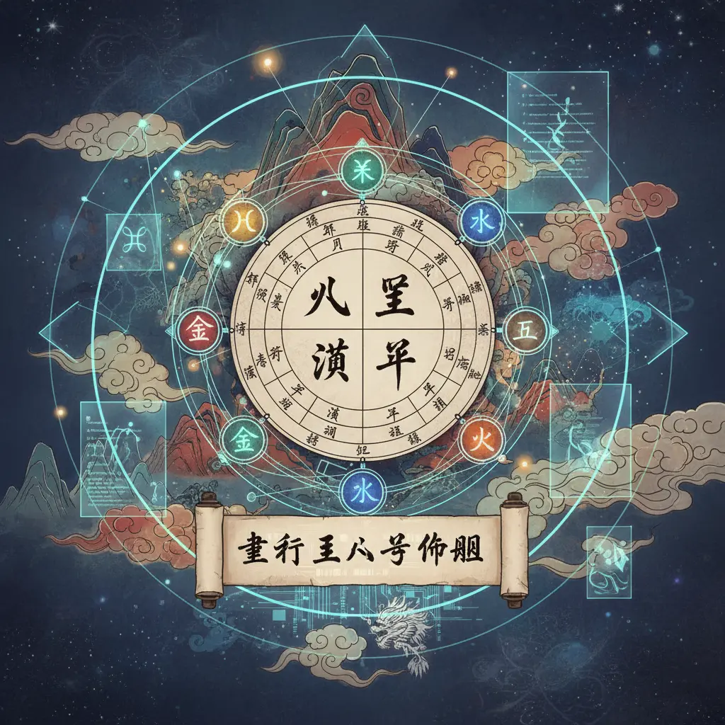 韋千里八字 - 八字命盤